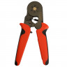 Кримпер STEKKER CTLS006-250 для обжима штыревых втулочных наконечников 0,25-6мм2, 6 сегментов, красный-черный 49612 