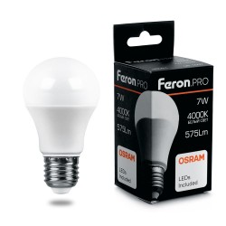 Лампа светодиодная Feron.PRO LB-1013 А60 E27 13W дневной свет (4000К) OSRAM LED