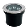 Светодиодный светильник тротуарный Feron SP2802 6W AC12-24V дневной свет (4000К) металлик 48346 