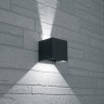 Светильник садово-парковый Feron DH012, 2х3W, 450Lm, теплый свет (3000К), черный 48098 