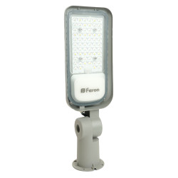 Светодиодный уличный консольный светильник Feron SP3060 50W холодный свет (6400K), серый