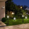 Светильник садово-парковый Feron PL723 Бордо накладной max60W E27 230V, черный 48387 