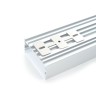 Профиль алюминиевый Feron CAB258 Линии света накладной 2м, серебро 10375 