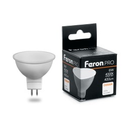 Лампа светодиодная Feron.PRO LB-1606 MR16 G5.3 6W теплый свет (2700К) OSRAM LED