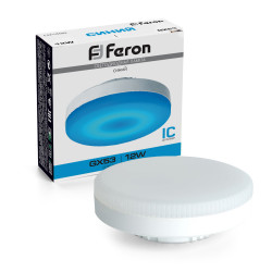Лампа светодиодная Feron LB-455 GX53 12W синяя