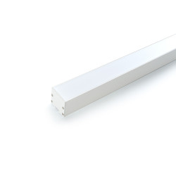 Профиль алюминиевый накладной Feron CAB256 Линии света с крепежами, белый