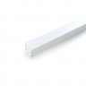 Профиль алюминиевый накладной Feron CAB256 Линии света с крепежами, белый 10372 