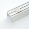 Профиль алюминиевый накладной Feron CAB256 Линии света с крепежами, белый 10372 
