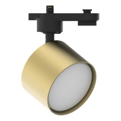 Трековый светильник Feron AL159 под лампу GX53 на однофазный шинопровод, золото