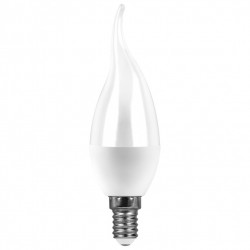 Лампа светодиодная SAFFIT SBC3715 Свеча на ветру E14 15W холодный свет (6400К)