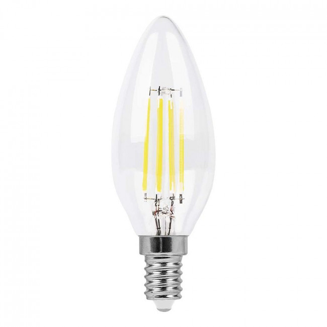 Лампа светодиодная диммируемая Feron LB-166 Свеча E14 7W 230V 4000K, артикул FERON 25871