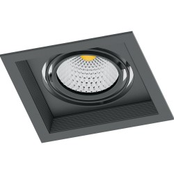 Светодиодный светильник Feron AL201 карданный 1x20W дневной свет (4000К) 35 градусов, черный