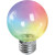 Лампа светодиодная Feron LB-371 Шар прозрачный E27 3W 230V RGB плавная смена цвета, артикул FERON 38133