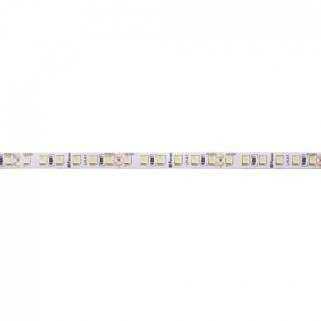 Светодиодная LED лента Feron LS502, 180SMD(2835)/м 16Вт/м 24V 5000*10*1.22мм 6000К IP20, артикул FERON 41529