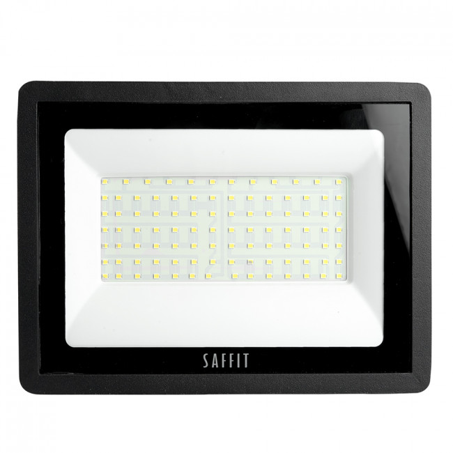 Светодиодный прожектор SAFFIT SFL90-100 IP65 100W 4000K черный, артикул SAFFIT 55230 Светодиодный прожектор SAFFIT SFL90-100 IP65 100W 4000K черный, артикул SAFFIT 55230