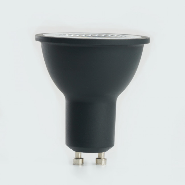 Лампа светодиодная Feron.PRO LB-1607 GU10 7W 175-265V 4000K  в черном корпусе, артикул FERON 48955