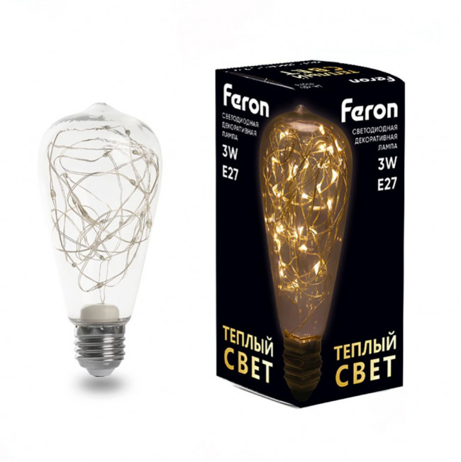 Лампа светодиодная Feron LB-380 E27 3W 230V 2700K, артикул FERON 41674