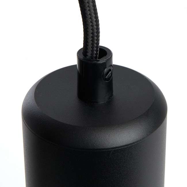 Светильник потолочный Feron ML1842 Barrel ECHO levitation MR16 35W, 230V, GU10, чёрный, с антибликовой сеточкой, на подвесе 0.9м, артикул FERON 48396