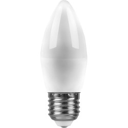 Лампа светодиодная Feron LB-570 Свеча E27 9W холодный свет (6400К)