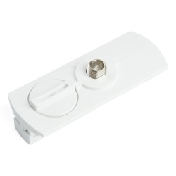 Коннектор Feron LD1015 для подвесных трековых однофазных светильников, белый