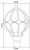 Светильник садово-парковый Feron PL3803  круглый на столб 60W 230V E27, черное золото, артикул FERON 11360