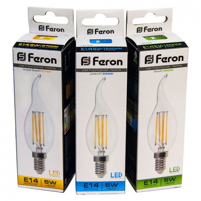 Лампа светодиодная Feron LB-59 Свеча на ветру E14 5W 230V 2700K, артикул FERON 25575 Лампа светодиодная Feron LB-59 Свеча на ветру E14 5W 230V 2700K, артикул FERON 25575