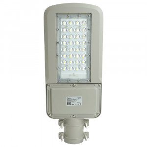 Светодиодный уличный консольный светильник Feron SP3050 80W 5000K 230V, серый Светодиодный уличный консольный светильник Feron SP3050 80W 5000K 230V, серый