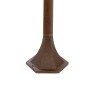 Светильник садово-парковый Feron серии Барселона PL576 столб 60W 230V E27, коричневый 11624 