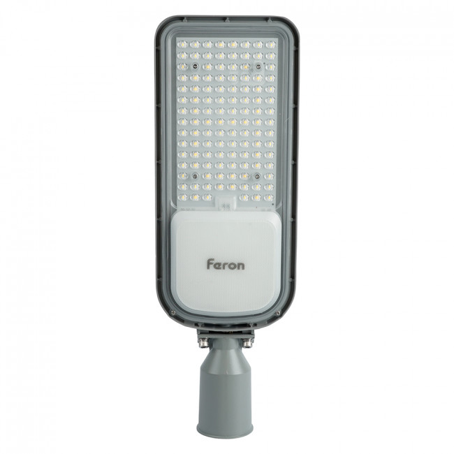 Светодиодный уличный консольный светильник Feron SP3050 80W 4000K 230V, серый, артикул FERON 41267 Светодиодный уличный консольный светильник Feron SP3050 80W 4000K 230V, серый, артикул FERON 41267