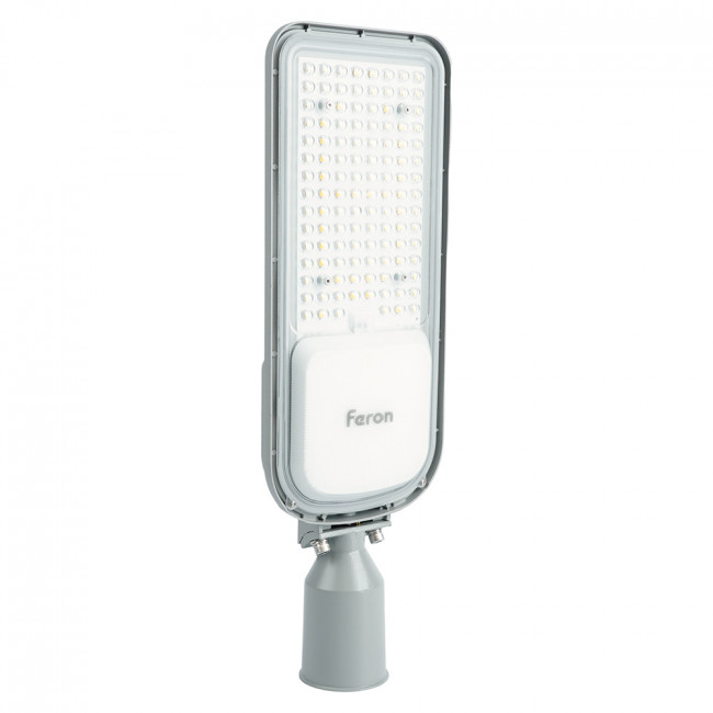 Светодиодный уличный консольный светильник Feron SP3050 80W 4000K 230V, серый, артикул FERON 41267 Светодиодный уличный консольный светильник Feron SP3050 80W 4000K 230V, серый, артикул FERON 41267