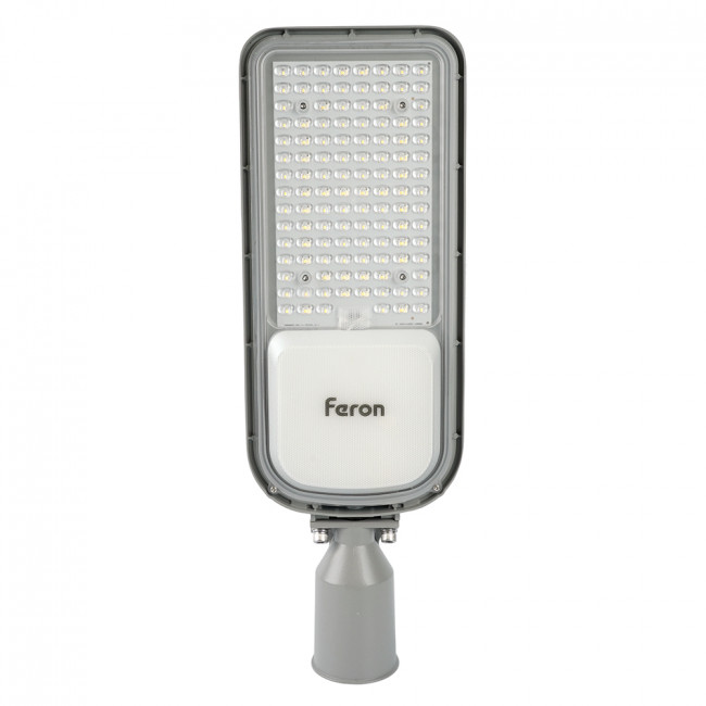 Светодиодный уличный консольный светильник Feron SP3050 100W 5000K 230V, серый, артикул FERON 41268 Светодиодный уличный консольный светильник Feron SP3050 100W 5000K 230V, серый, артикул FERON 41268