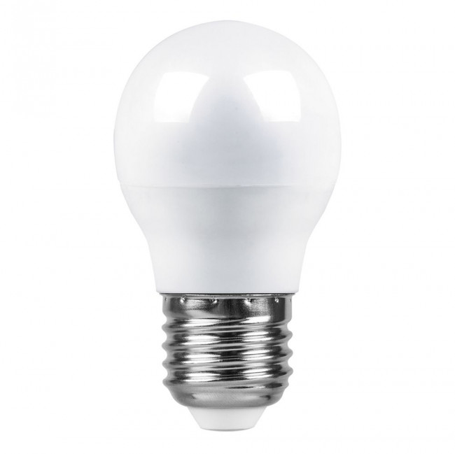 Лампа светодиодная Feron LB-95 Шарик E27 7W 175-265V 2700K, артикул FERON 25481 Лампа светодиодная Feron LB-95 Шарик E27 7W 175-265V 2700K, артикул FERON 25481
