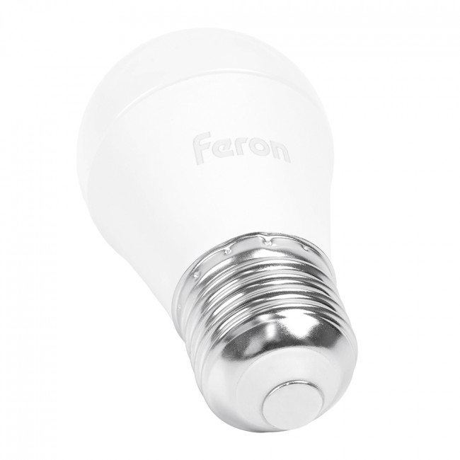 Лампа светодиодная Feron LB-95 Шарик E27 7W 175-265V 2700K, артикул FERON 25481 Лампа светодиодная Feron LB-95 Шарик E27 7W 175-265V 2700K, артикул FERON 25481