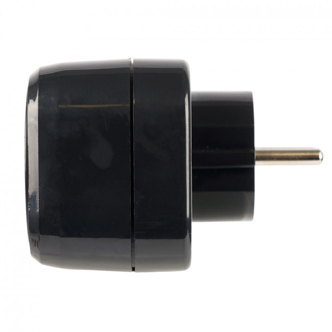 Разветвитель сетевой 3-местный с/з STEKKER ADP16-23-20, 250V, 16A, ABS пластик, черный, артикул STEKKER 50681