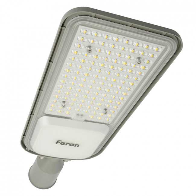 Светодиодный уличный консольный светильник Feron SP3050 100W 4000K 230V, серый, артикул FERON 41269