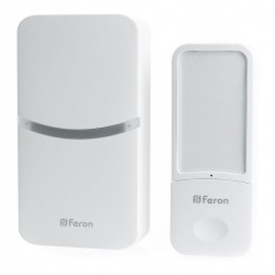 Звонок дверной Feron DB-100 Электрический 18 мелодий белый 230V