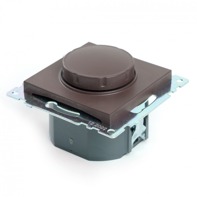 Выключатель диммирующий TRIAC(механизм), STEKKER GLS10-7106-04, 250V, 500W, серия Катрин, шоколад, артикул STEKKER 49017 Выключатель диммирующий TRIAC(механизм), STEKKER GLS10-7106-04, 250V, 500W, серия Катрин, шоколад, артикул STEKKER 49017