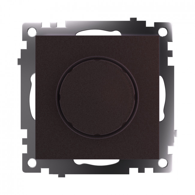 Выключатель диммирующий TRIAC(механизм), STEKKER GLS10-7106-04, 250V, 500W, серия Катрин, шоколад, артикул STEKKER 49017 Выключатель диммирующий TRIAC(механизм), STEKKER GLS10-7106-04, 250V, 500W, серия Катрин, шоколад, артикул STEKKER 49017
