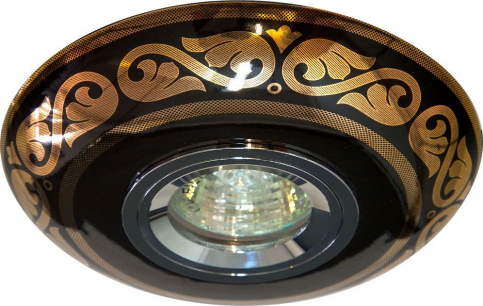 Светильник потолочный  MR16 MAX50W 12V G5.3 золото,черный, С2525