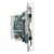 Розетка компьютерная 2-местная RJ-45 (механизм), STEKKER,  серия Эмили, RST00-5111-01, белый фарфор, soft touch, артикул STEKKER 49874