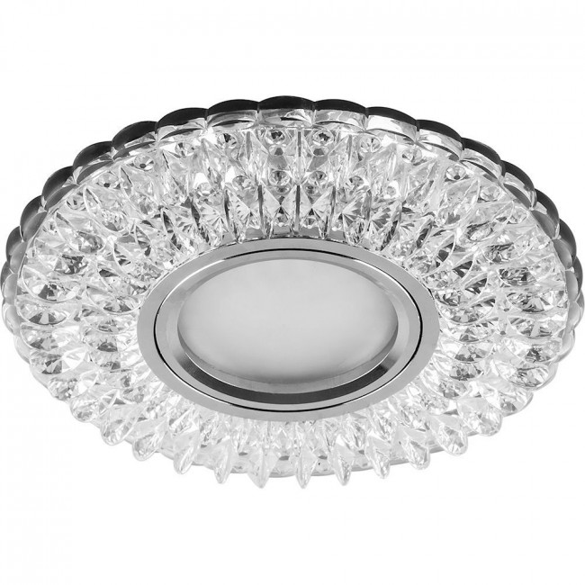 Светильник встраиваемый с белой LED подсветкой Feron CD937 потолочный MR16 G5.3 прозрачный, артикул FERON 29470