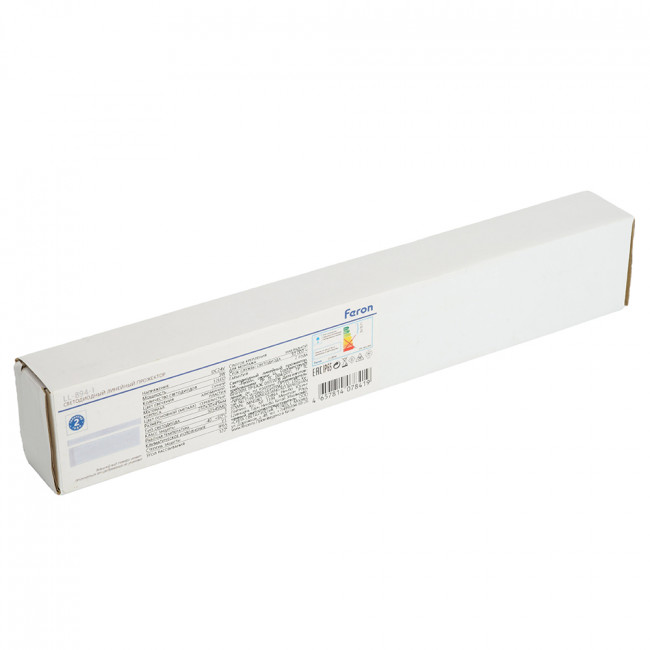 LL-894-1 Светодиодный линейный прожектор Световая линия, красный, 250*30*45mm, 3W, DC24V, IP65, артикул FERON 53138