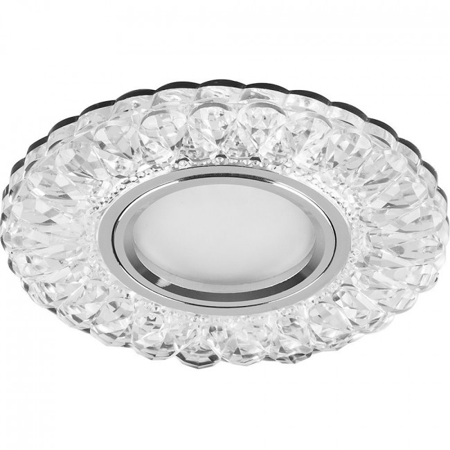Светильник встраиваемый с белой LED подсветкой Feron CD938 потолочный MR16 G5.3 прозрачный, артикул FERON 29471 Светильник встраиваемый с белой LED подсветкой Feron CD938 потолочный MR16 G5.3 прозрачный, артикул FERON 29471