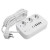 Удлинитель 3-местный c/з 3x1 мм2, 3 м, 250В, 10А, 4USB+2Type-C 2,4А, серия Home plus, белый STEKKER HM09-36-02, артикул STEKKER 49979