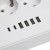 Удлинитель 3-местный c/з 3x1 мм2, 3 м, 250В, 10А, 4USB+2Type-C 2,4А, серия Home plus, белый STEKKER HM09-36-02, артикул STEKKER 49979