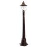 Светильник садово-парковый Feron PL596 столб 60W 230V E27, коричневый 41173 