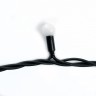 Гирлянда светодиодная линейная Feron CL32 шарики 20м питание от сети мультиколор, черный шнур 48176 