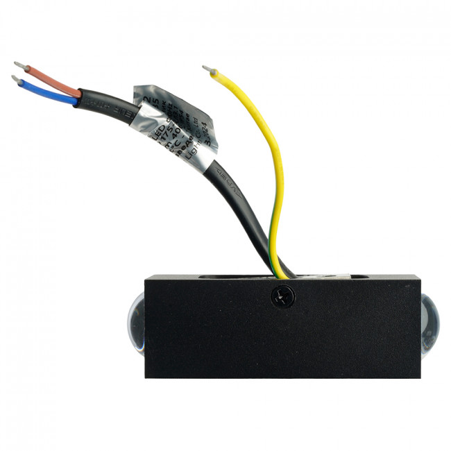 Светодиодный светильник стационарный Feron AL52 MINI 2*1W 3000K черный, артикул FERON 51136