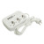 Удлинитель 3-местный c/з 3x1 мм2, 1,8 м, 250В, 10А, 4USB+2Type-C 2,4А, серия Home plus, белый STEKKER HM09-36-02, артикул STEKKER 49972