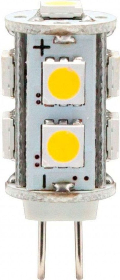 Лампа светодиодная, 9LED(2W) 12V G4 4000K, LB-402